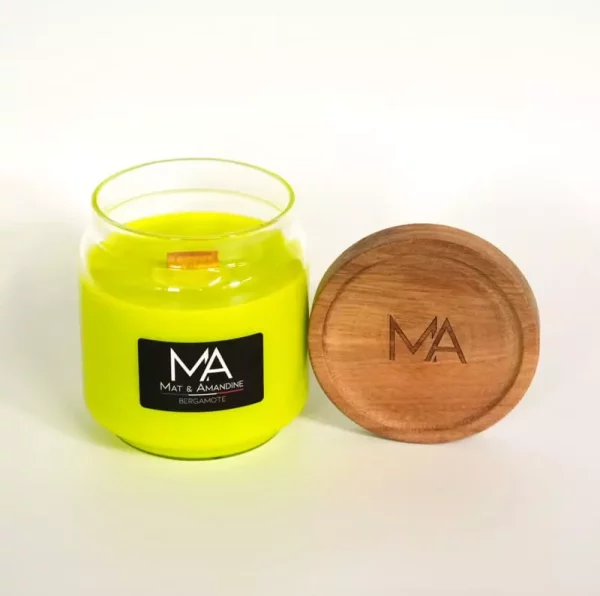 BERGAMOTE - Bougie parfumée - Mat & Amandine