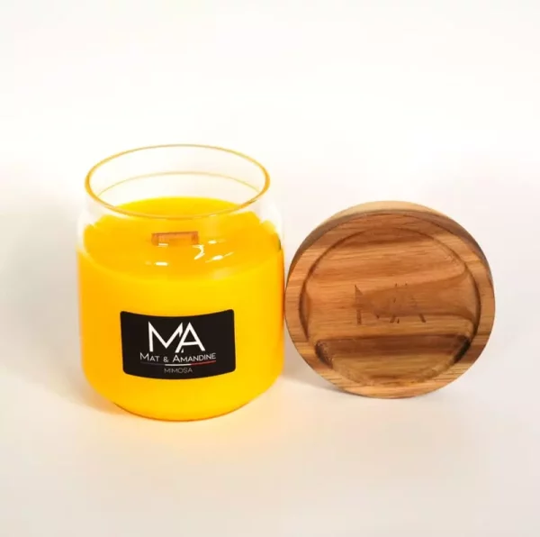 MIMOSA - Bougie parfumée - Mat & Amandine