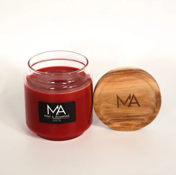 SANTAL - Bougie parfumée - Mat & Amandine