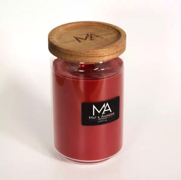 SANTAL - Bougie parfumée - Mat & Amandine – Image 3