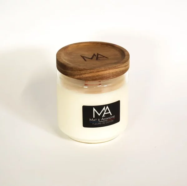 FLEURS DE COTON - Bougie parfumée - Mat & Amandine – Image 2