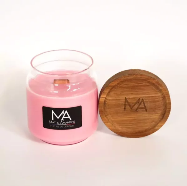 FLEURS DE CERISIER - Bougie parfumée - Mat & Amandine