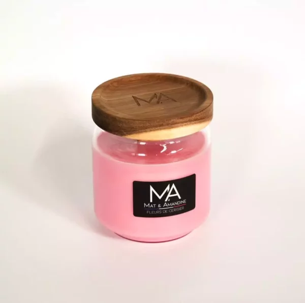 FLEURS DE CERISIER - Bougie parfumée - Mat & Amandine – Image 2