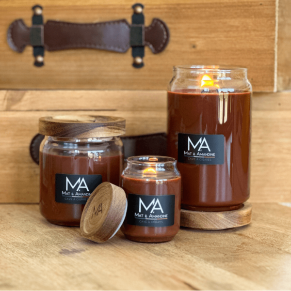 CAVE A CIGARES - Bougie parfumée - Mat & Amandine – Image 5
