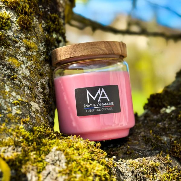 FLEURS DE CERISIER - Bougie parfumée - Mat & Amandine – Image 6