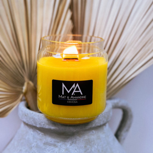MIMOSA - Bougie parfumée - Mat & Amandine – Image 5