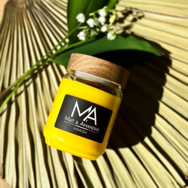 MIMOSA - Bougie parfumée - Mat & Amandine – Image 6
