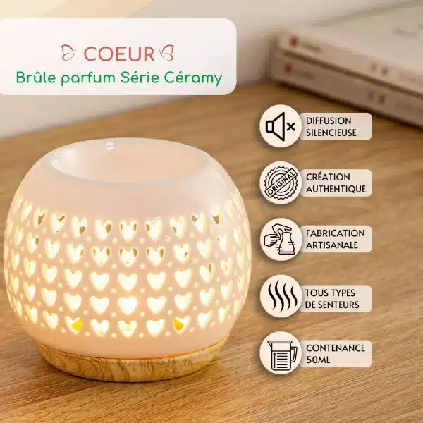 Brûle Parfum Céramy Coeur - Zen Arôme – Image 3